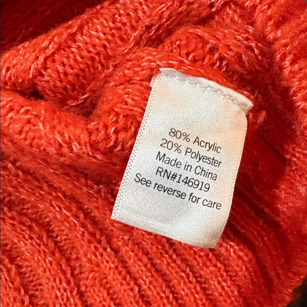 SO Vibrant Orange Knit Sweater - Picture 8 of 9